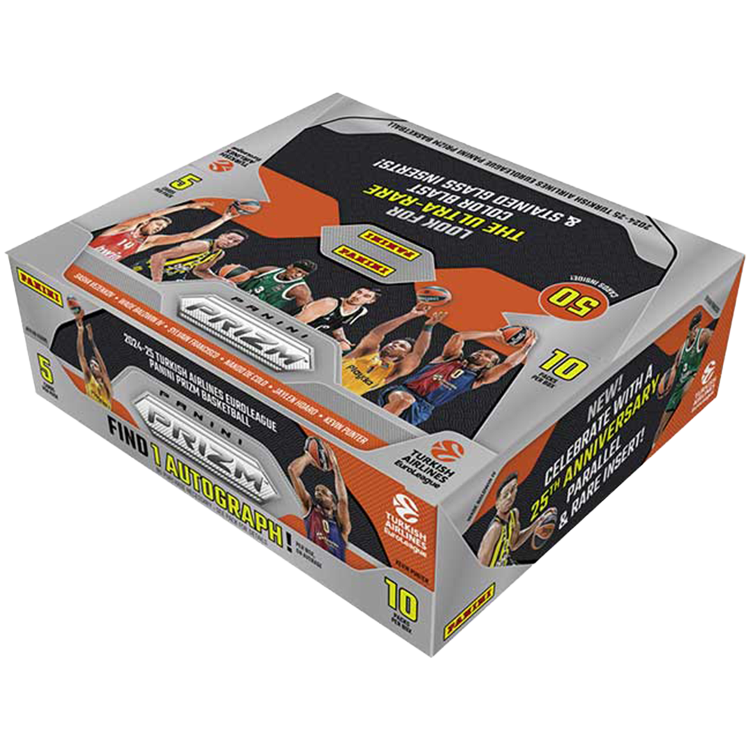 2024-25 Panini Prizm EuroLeague Basketball Hobby Box