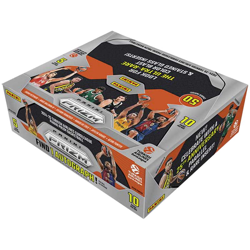 2024-25 Panini Prizm EuroLeague Basketball Hobby Box-1