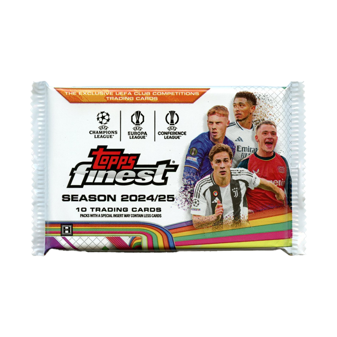 2024-25 Topps UEFA Club Competitions Finest Soccer Hobby Pack-1