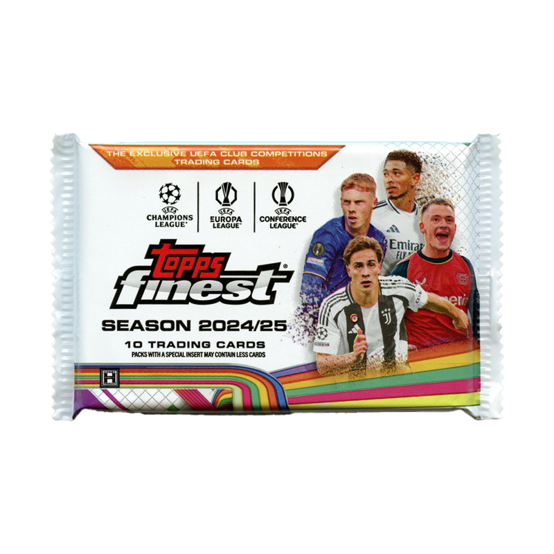 2024-25 Topps UEFA Club Competitions Finest Soccer Hobby Pack-1