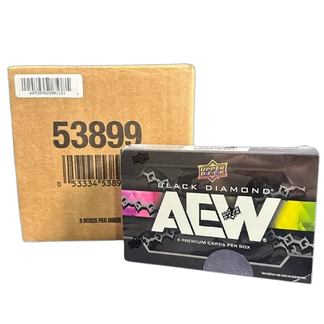 2024 Upper Deck Black Diamond AEW Hobby 5 Box Case-1