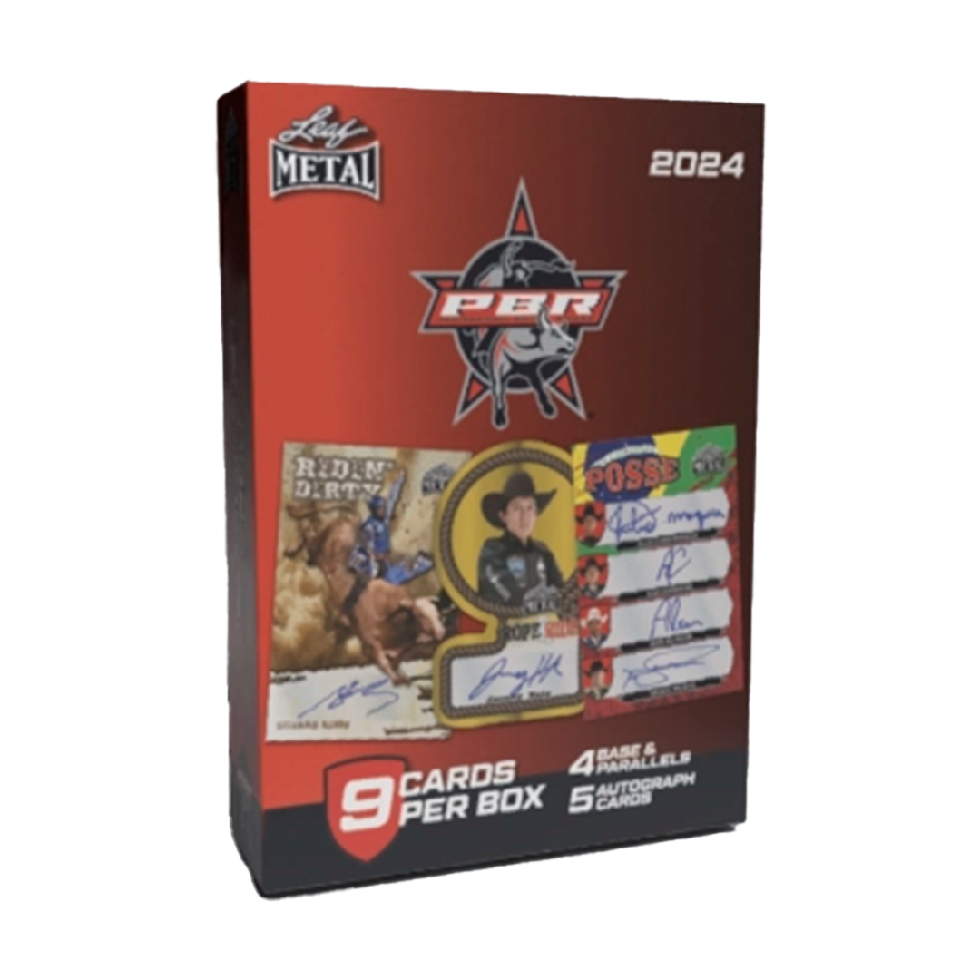 2024 Leaf Metal PBR Professional Bull Riders Hobby Box-1