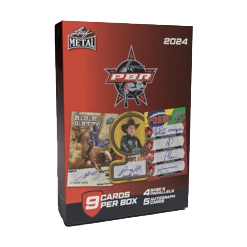 2024 Leaf Metal PBR Professional Bull Riders Hobby Box-1