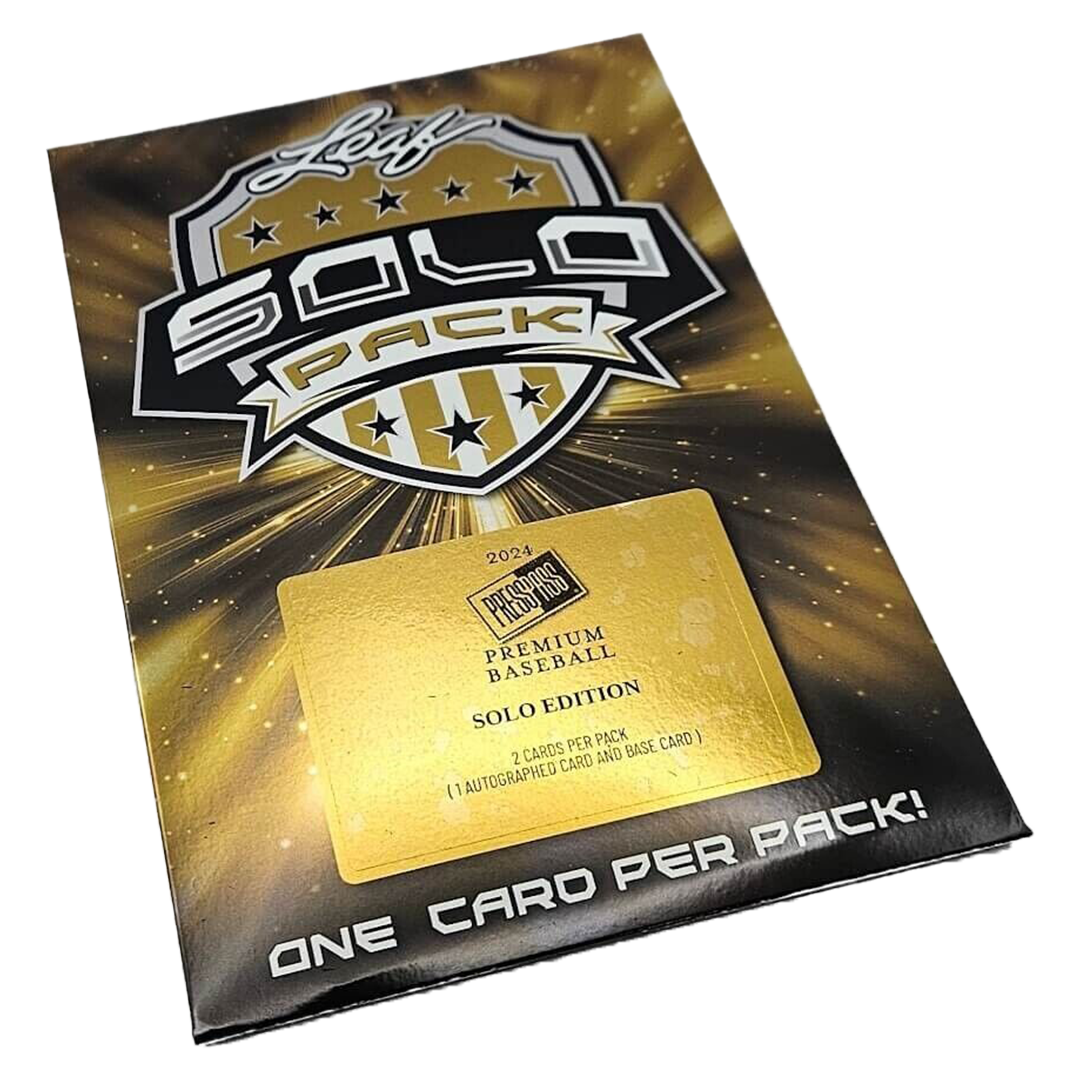 2024 Leaf Press Pass Premium Baseball Solo Pack-1