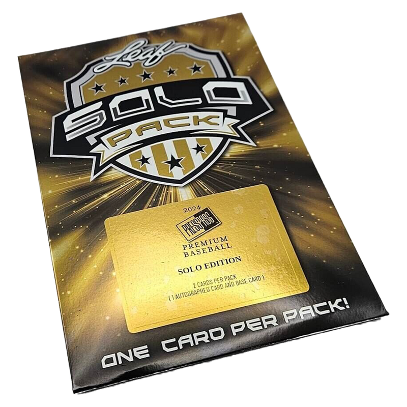 2024 Leaf Press Pass Premium Baseball Solo Pack-1