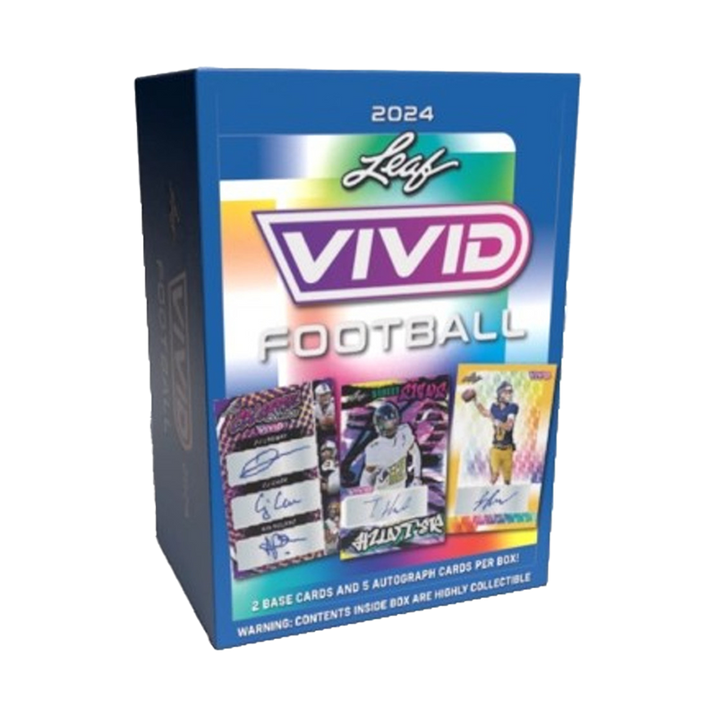 2024 Leaf Vivid Football Hobby Box-1