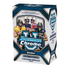 2024 Bowman University Chrome Football Blaster Box-1