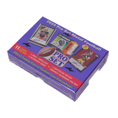 2024 Leaf Pro Set Metal Football Hobby Box-1