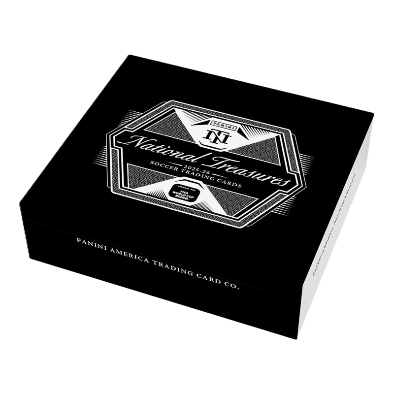 2025/26 Panini National Treasures Road to FIFA World Cup Soccer Hobby 4-Box Case