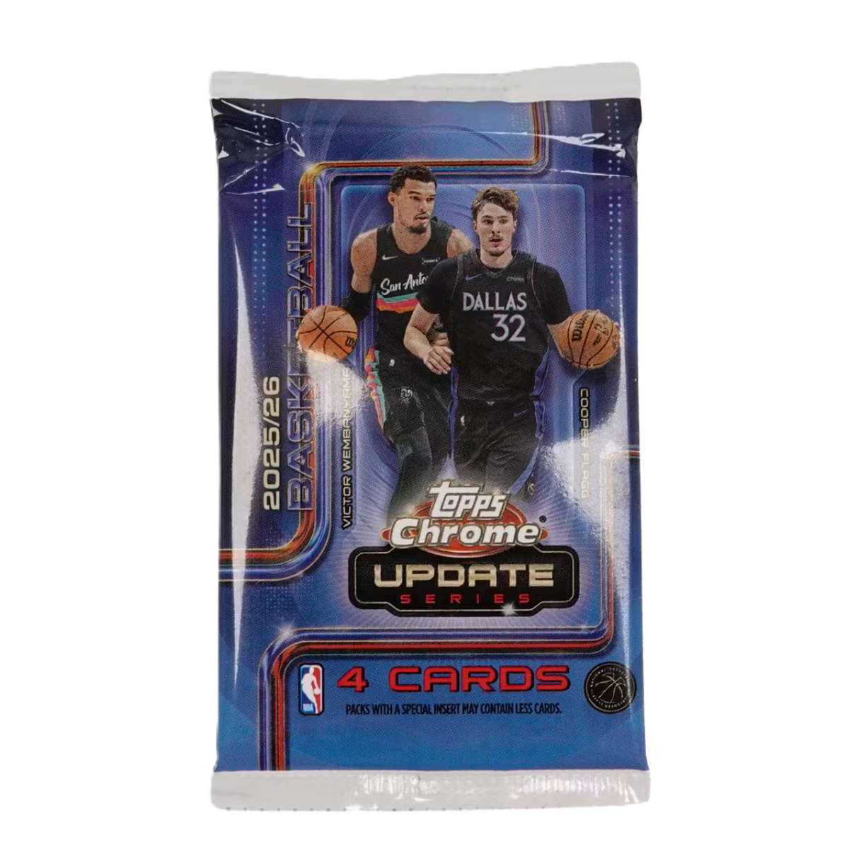 2025/26 Topps Chrome Update Series Basketball Blaster Pack