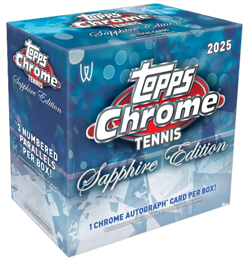 2025 Topps Chrome Tennis Sapphire Edition Hobby Box-1