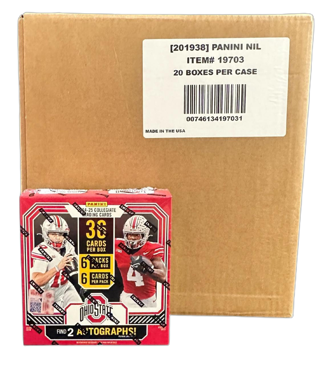 2025 Panini NIL The Ohio State University Hobby 20-Box Case-1