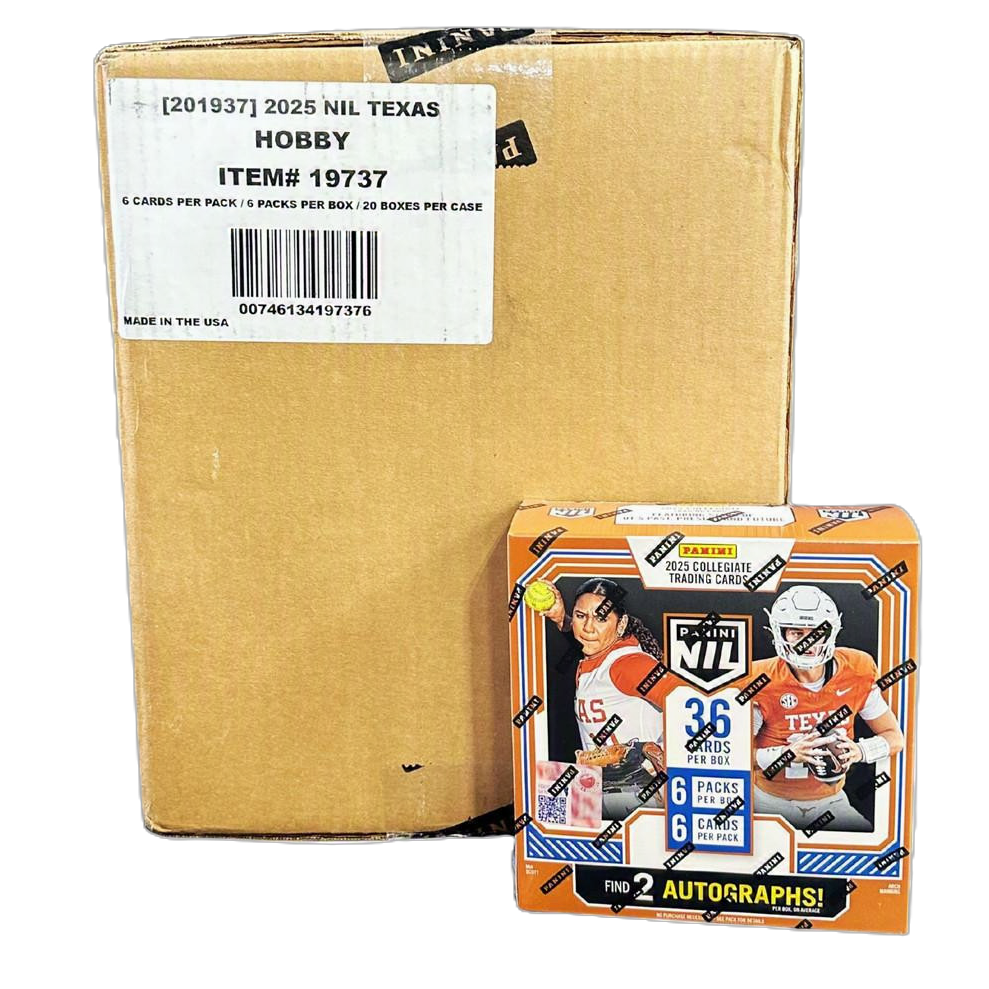2025 Panini NIL Texas Longhorns Hobby 20-Box Case-1