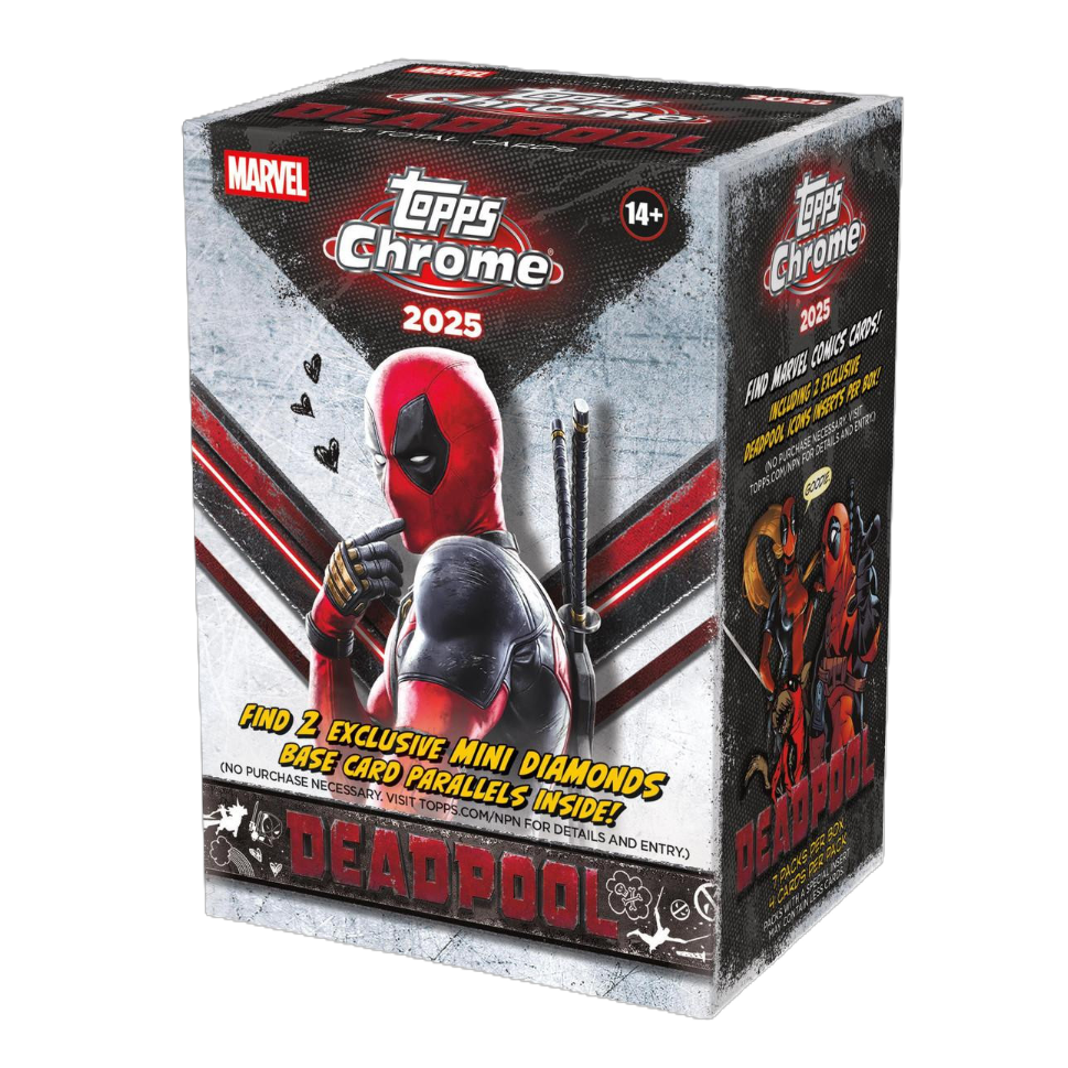 2025 Topps Chrome Marvel Deadpool Blaster Box-1