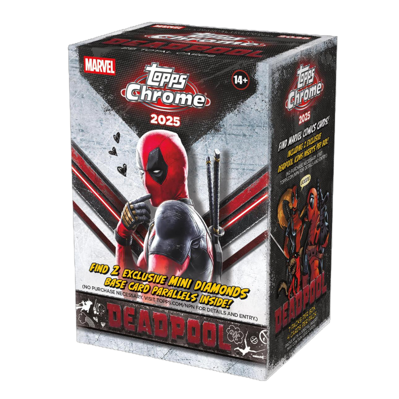 2025 Topps Chrome Marvel Deadpool Blaster Box-1
