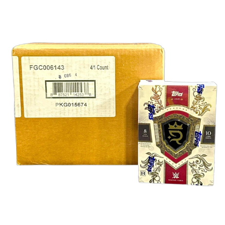 2025 Topps Royalty WWE Wrestling Hobby 4-Box Case
