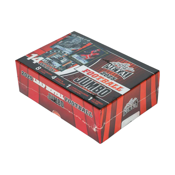 Product 2025 Leaf Metal Football Hobby Jumbo Box Link