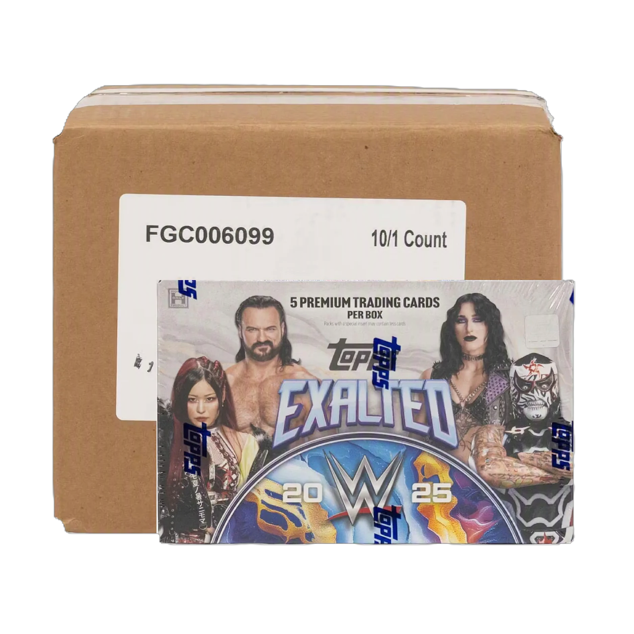 2025 Topps WWE Exalted Wrestling Hobby 10-Box Case