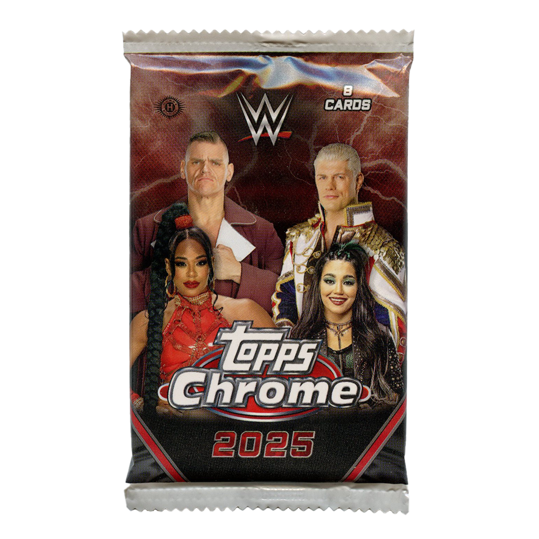 2025 Topps Chrome WWE Wrestling Hobby Pack-1