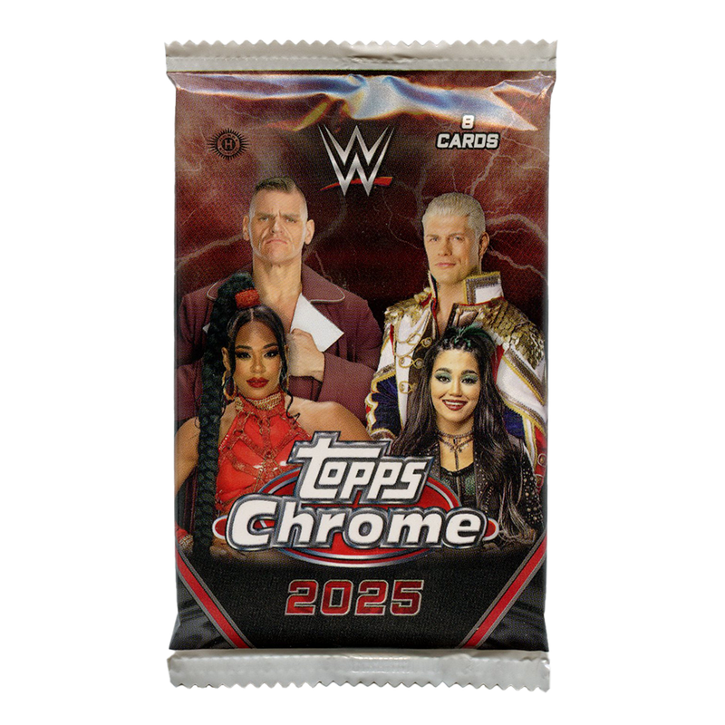 2025 Topps Chrome WWE Wrestling Hobby Pack-1