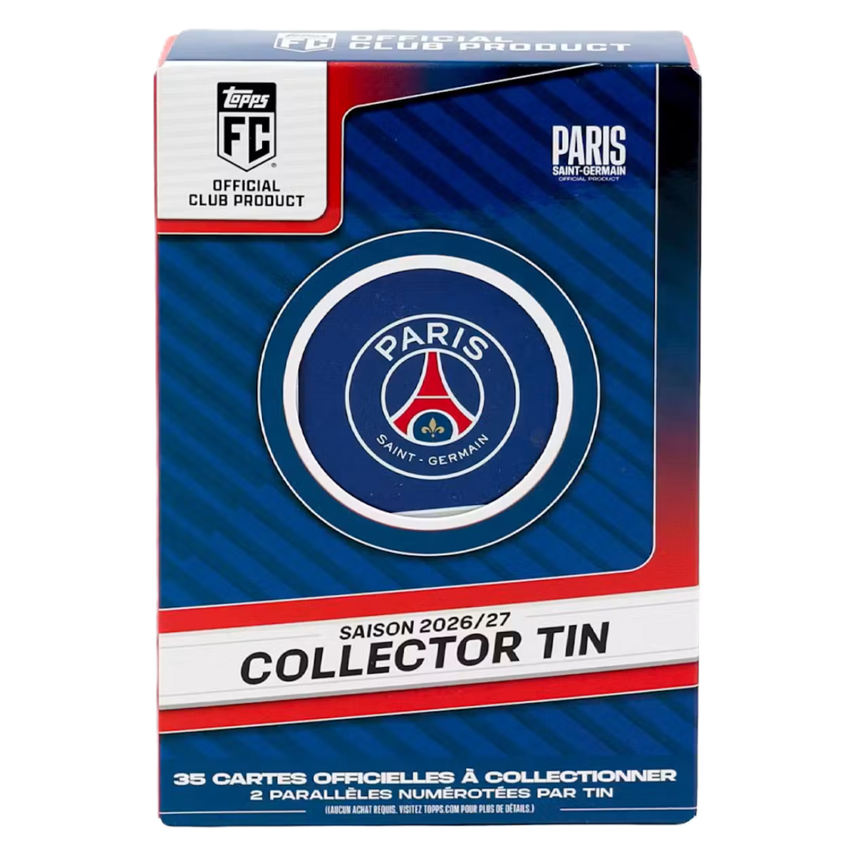 2026/27 Topps Paris Saint-Germain Soccer Collector Tin