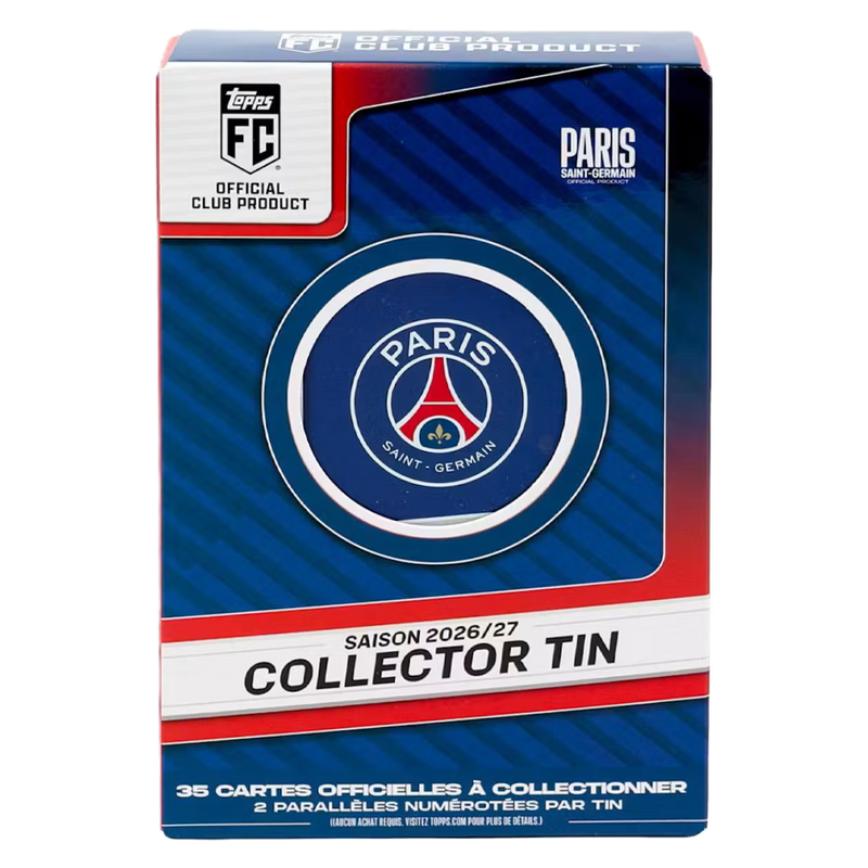 2026/27 Topps Paris Saint-Germain Soccer Collector Tin