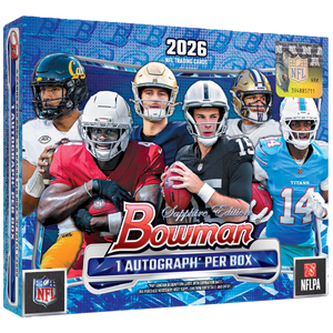 2026 Bowman Football Sapphire Edition 10-Box Case