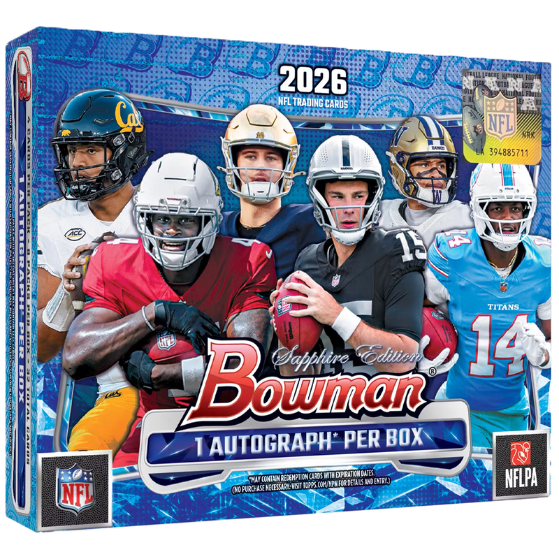 2026 Bowman Football Sapphire Edition Box