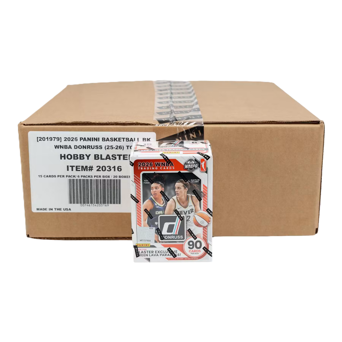 2026 Panini Donruss WNBA Hobby Blaster 20-Box Case