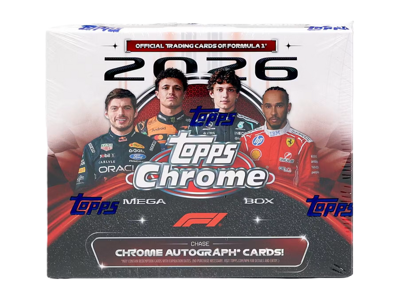 Topps Chrome formula 1 Mega