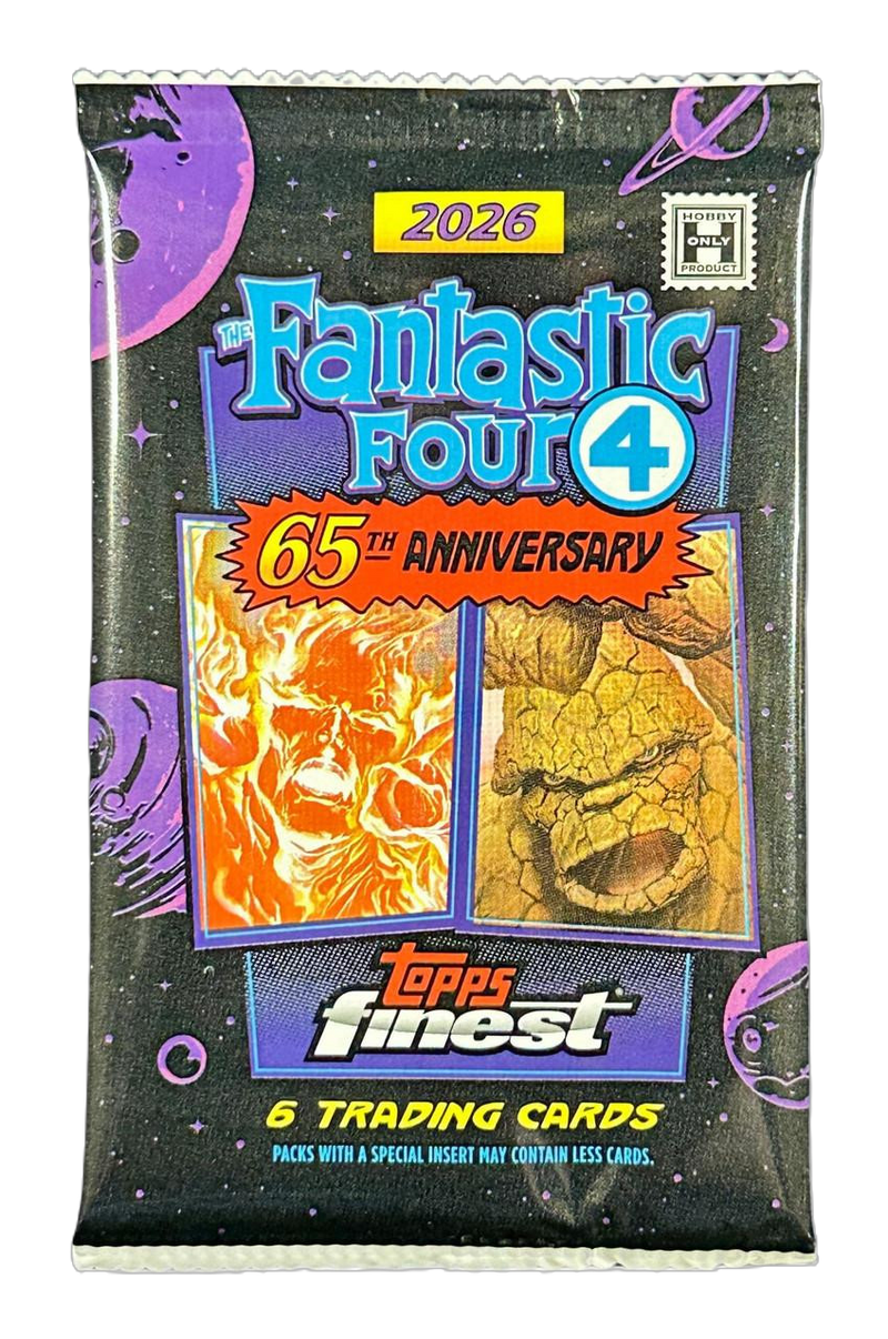 2026 Topps Finest Fantastic Four Hobby Pack-1
