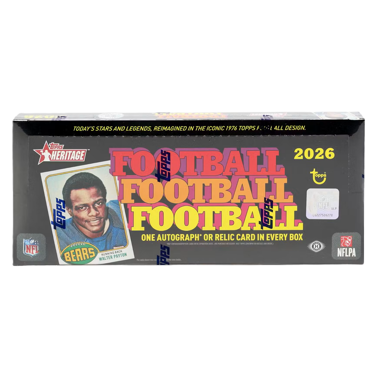 2026 Topps Heritage Football Hobby Box