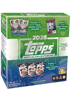 2026 Topps NFL x MLB Official Collector Kit Box