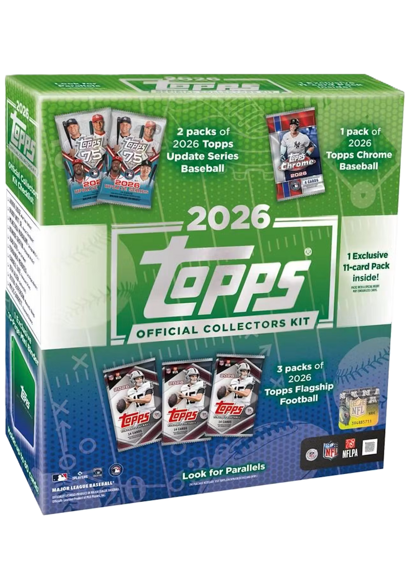 2026 Topps NFL x MLB Official Collector Kit Box