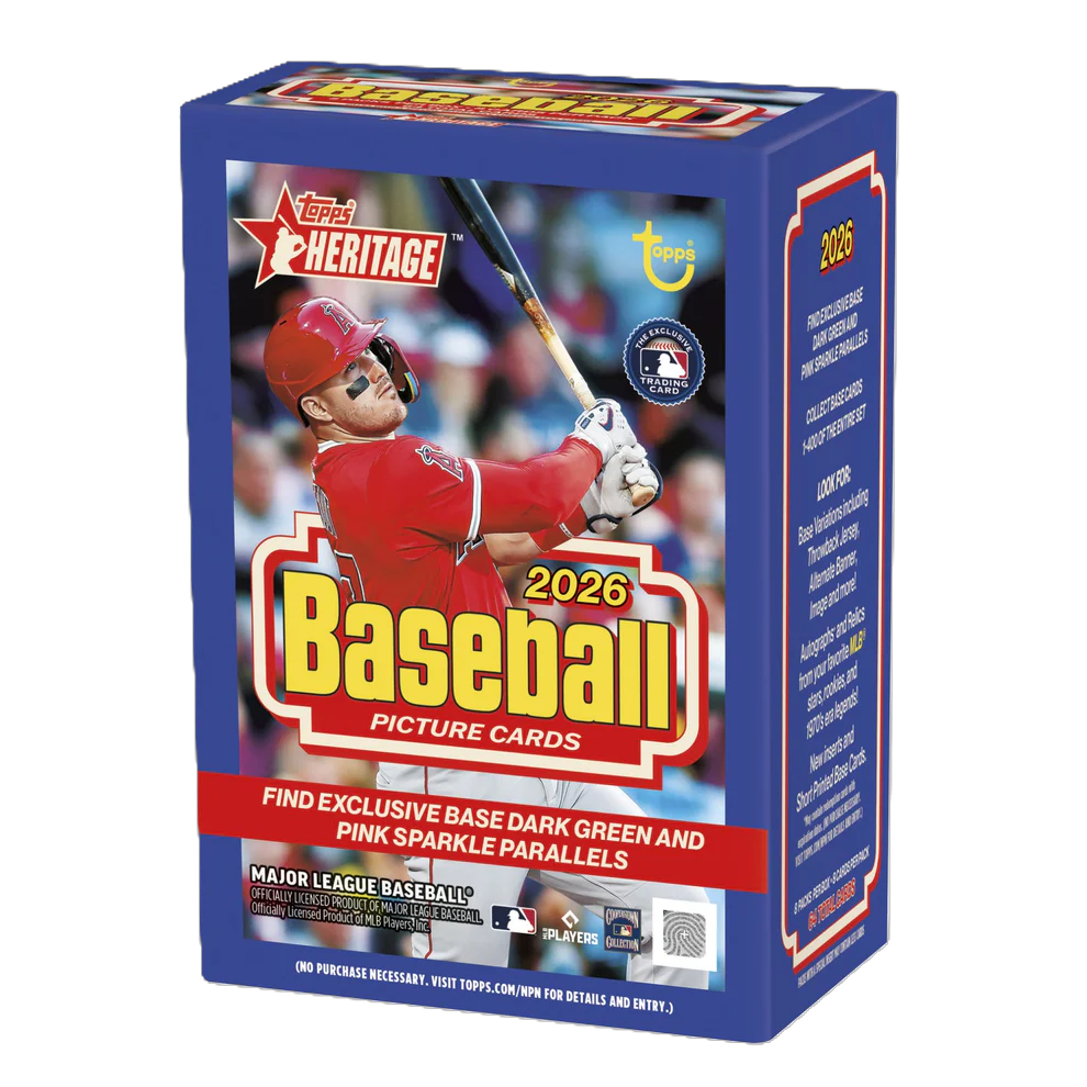 2026 Topps Heritage Baseball Blaster Box-1