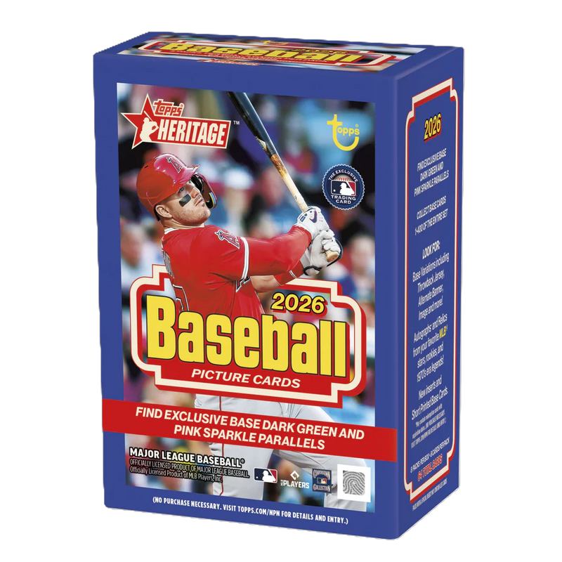 2026 Topps Heritage Baseball Blaster Box-1