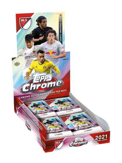 2021 Topps MLS Major League Soccer Chrome Hobby Box