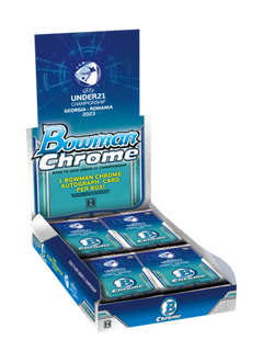 2022 Bowman Chrome Road to UEFA Under 21 European Championship Soccer Hobby Box-1