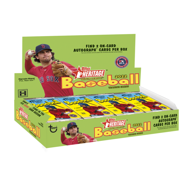 2022 Topps Heritage Minor League Baseball Hobby Box-1