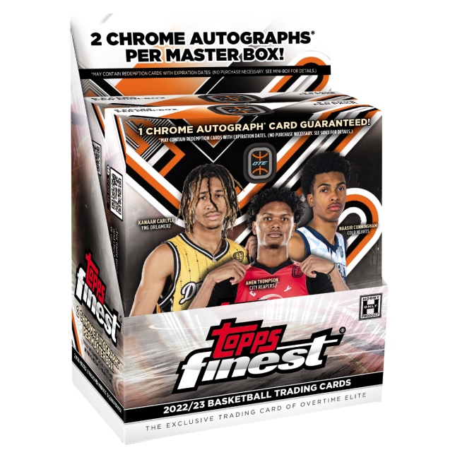 2022-23 Topps Finest Overtime Elite Basketball Hobby Box-1