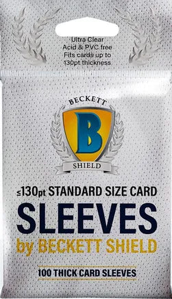 Beckett Shield 130pt (Thick) Soft Sleeves (100 per pack)