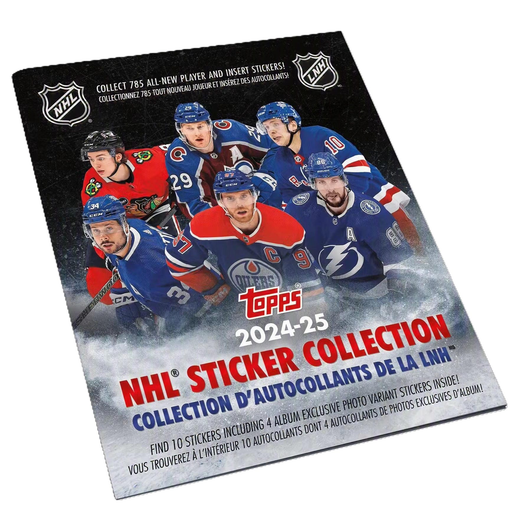 2024/25 Topps NHL Hockey Sticker Collection Album-1