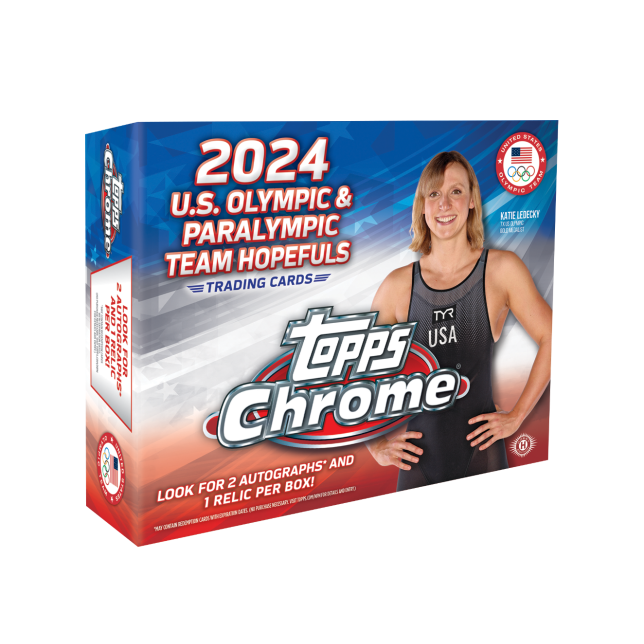 2024 Topps Chrome U.S. Olympic & Paralympic Hopefuls Hobby Box-1