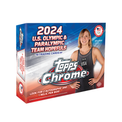 2024 Topps Chrome U.S. Olympic & Paralympic Hopefuls Hobby Box-1