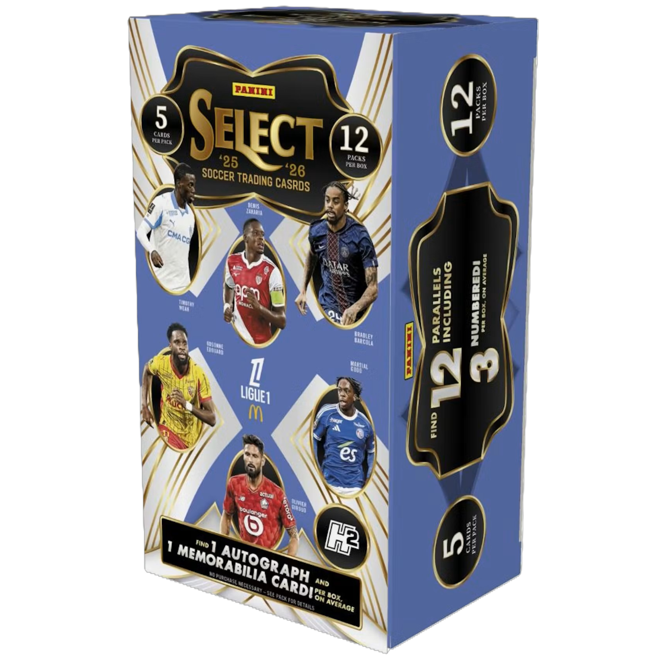 2025/26 Panini Select Ligue 1 Soccer H2 Box **PRESALE**