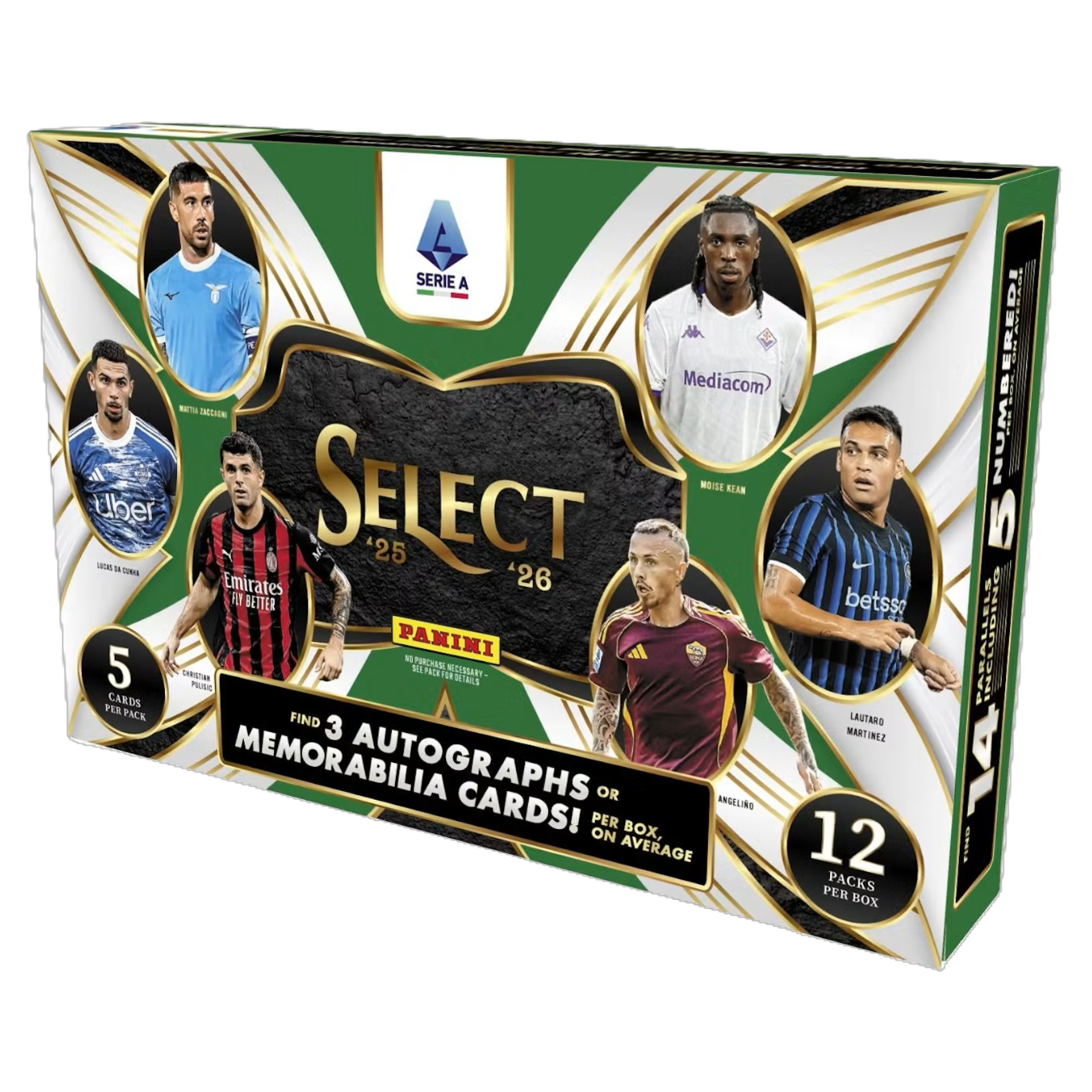 2025/26 Panini Select Serie A Soccer Hobby Box-1