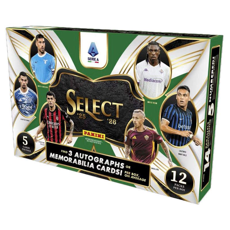 2025/26 Panini Select Serie A Soccer Hobby Box-1