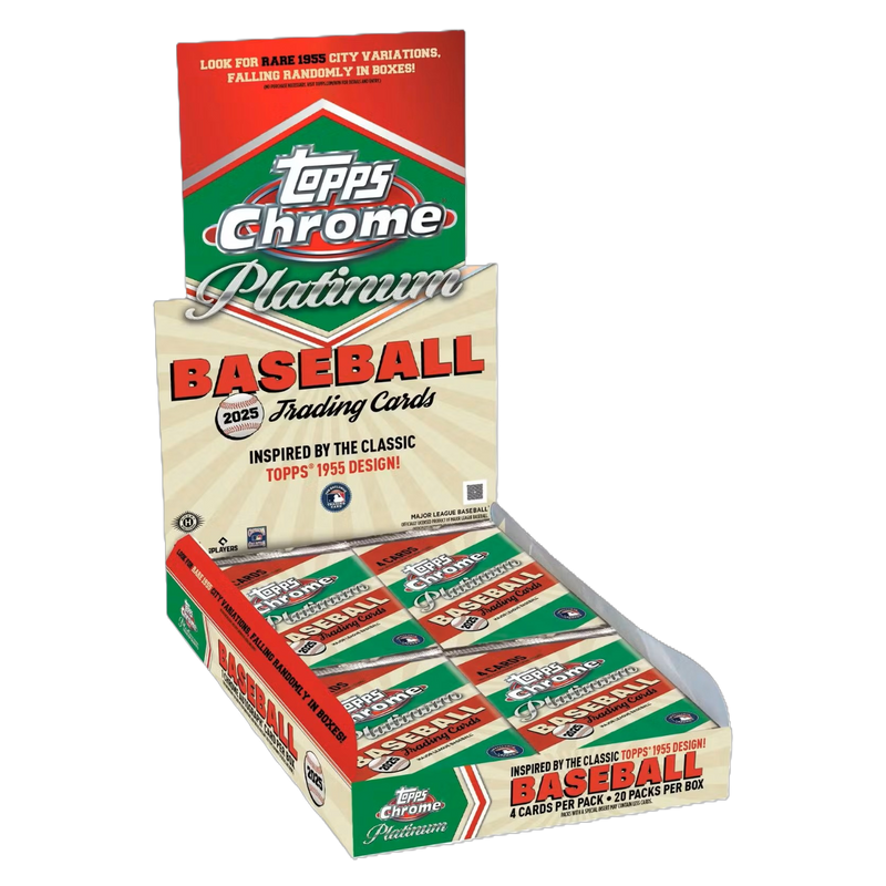 2025 Topps Chrome Platinum '55 Baseball Hobby Box **PRESALE**-1