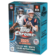 2025 Topps Chrome Football Blaster Box-1