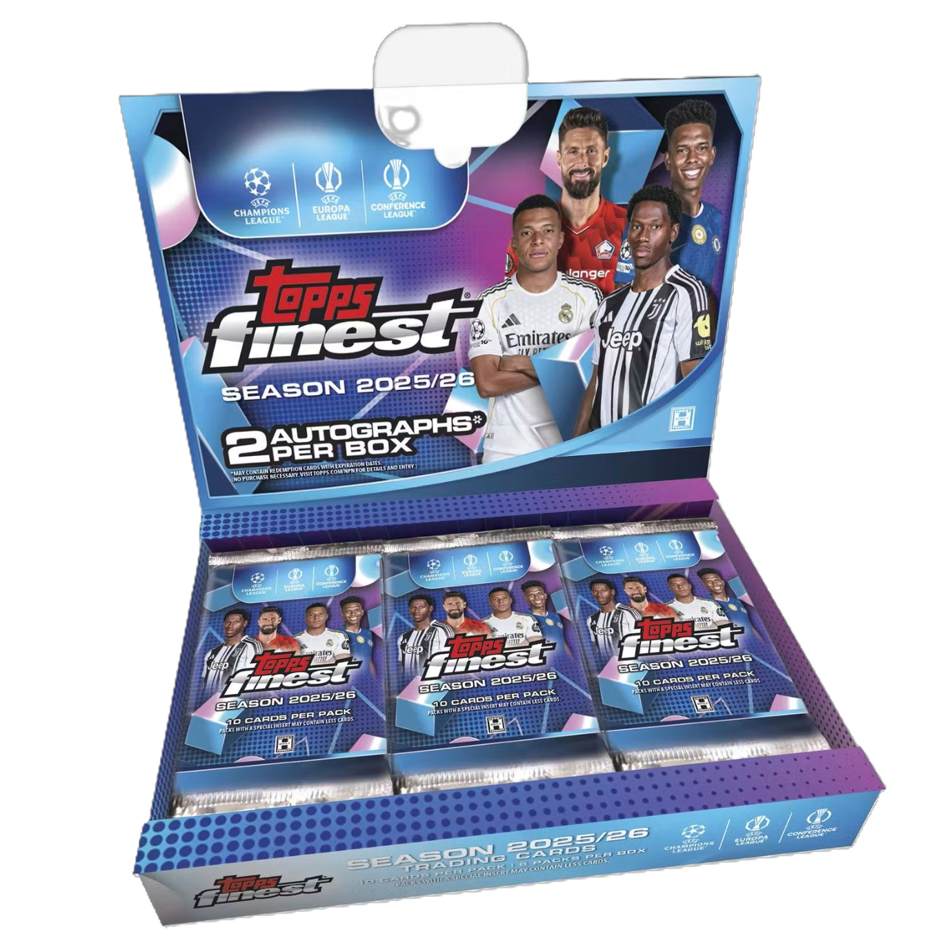 2025/26 Topps UEFA Club Competitions Finest Soccer Hobby Box **PRESALE**-1
